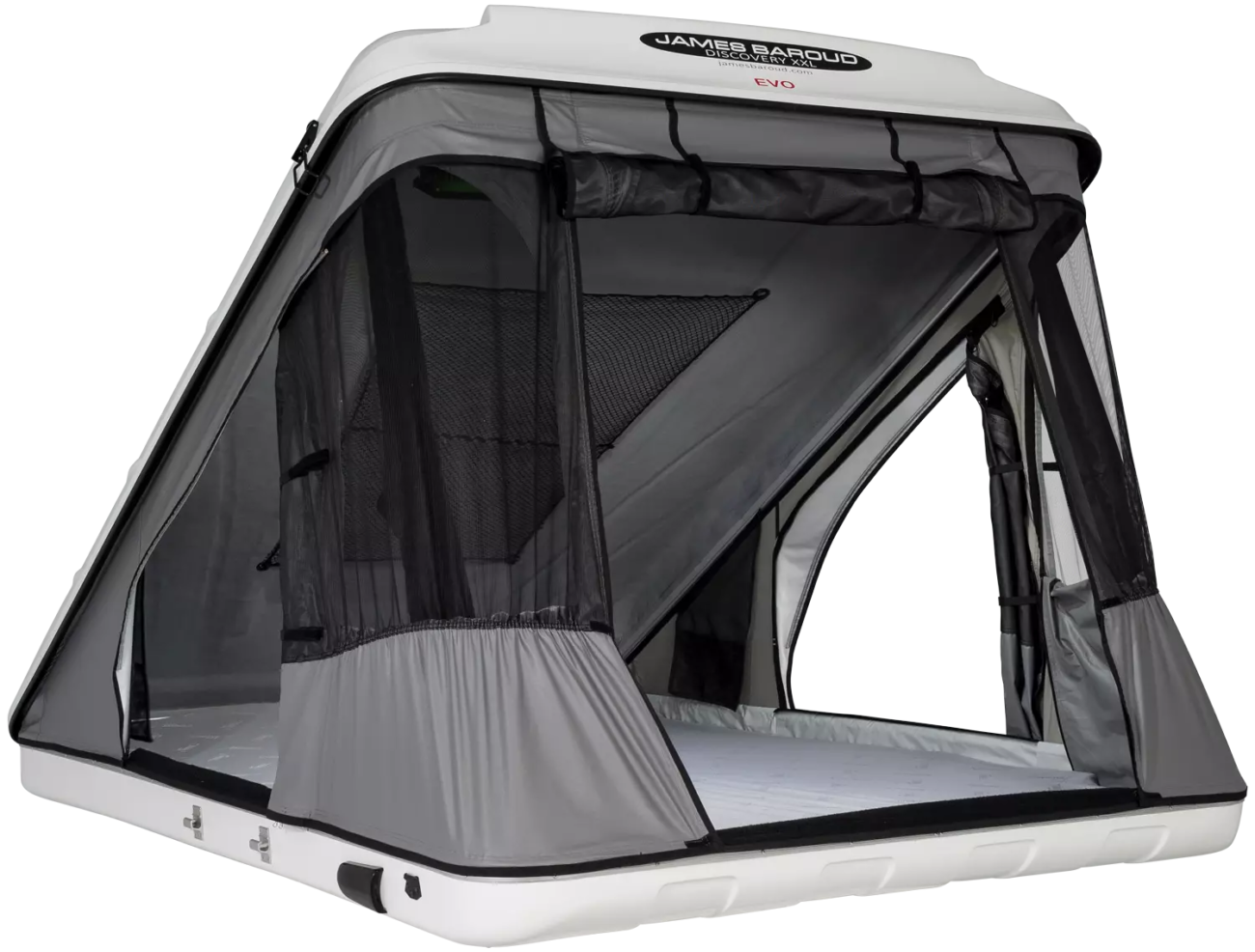 Discovery White in an angle with door and windows open
