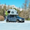 @heliosorganisation with the James Baroud Vision camping on the snow