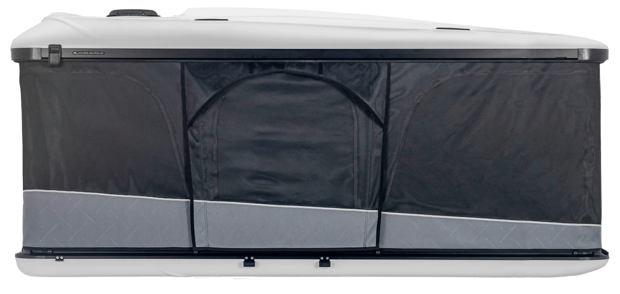 James Baroud Odyssey Metallic Gray Half Open