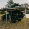 James Baroud complete camping set with the Grand Raid, Falcon Awning 270º and Evolution Tunnel