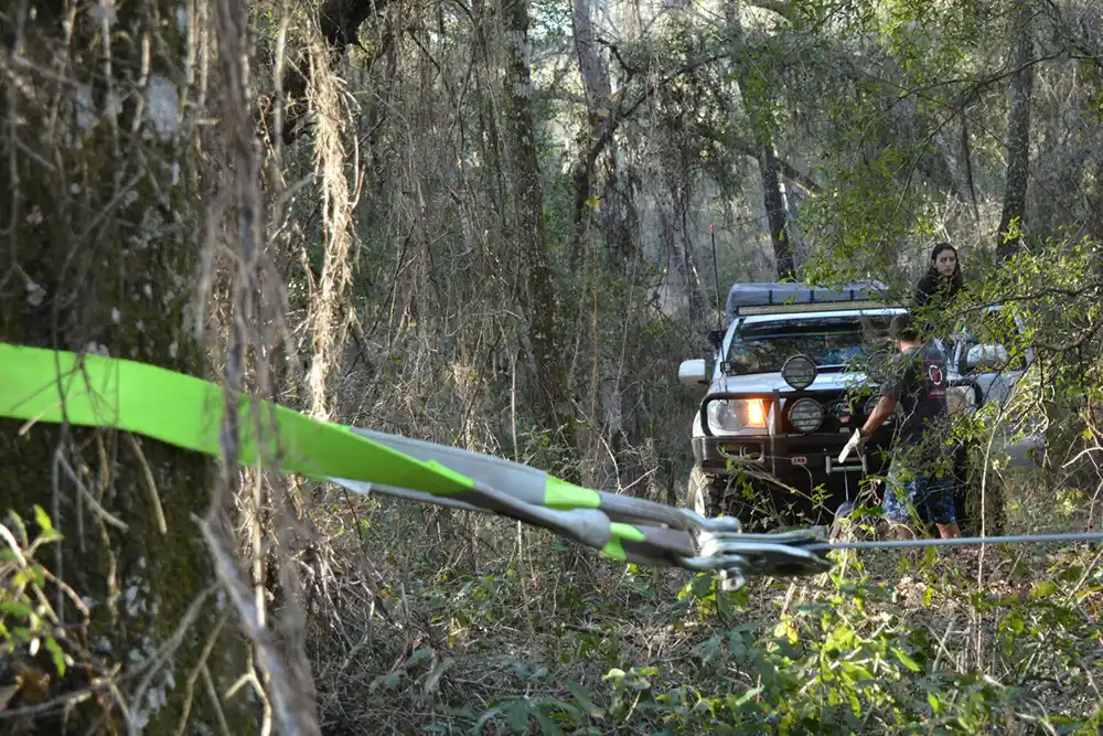 Winch set up