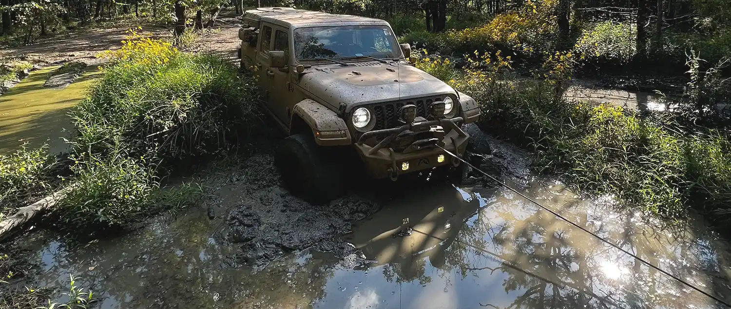 The use of a winch in overlanding