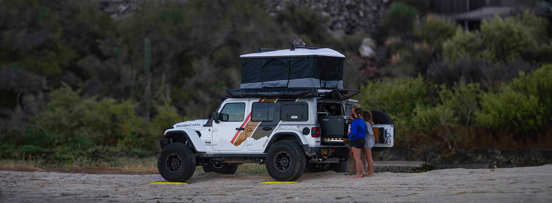 Marco and his family on one of their trips to Baja.