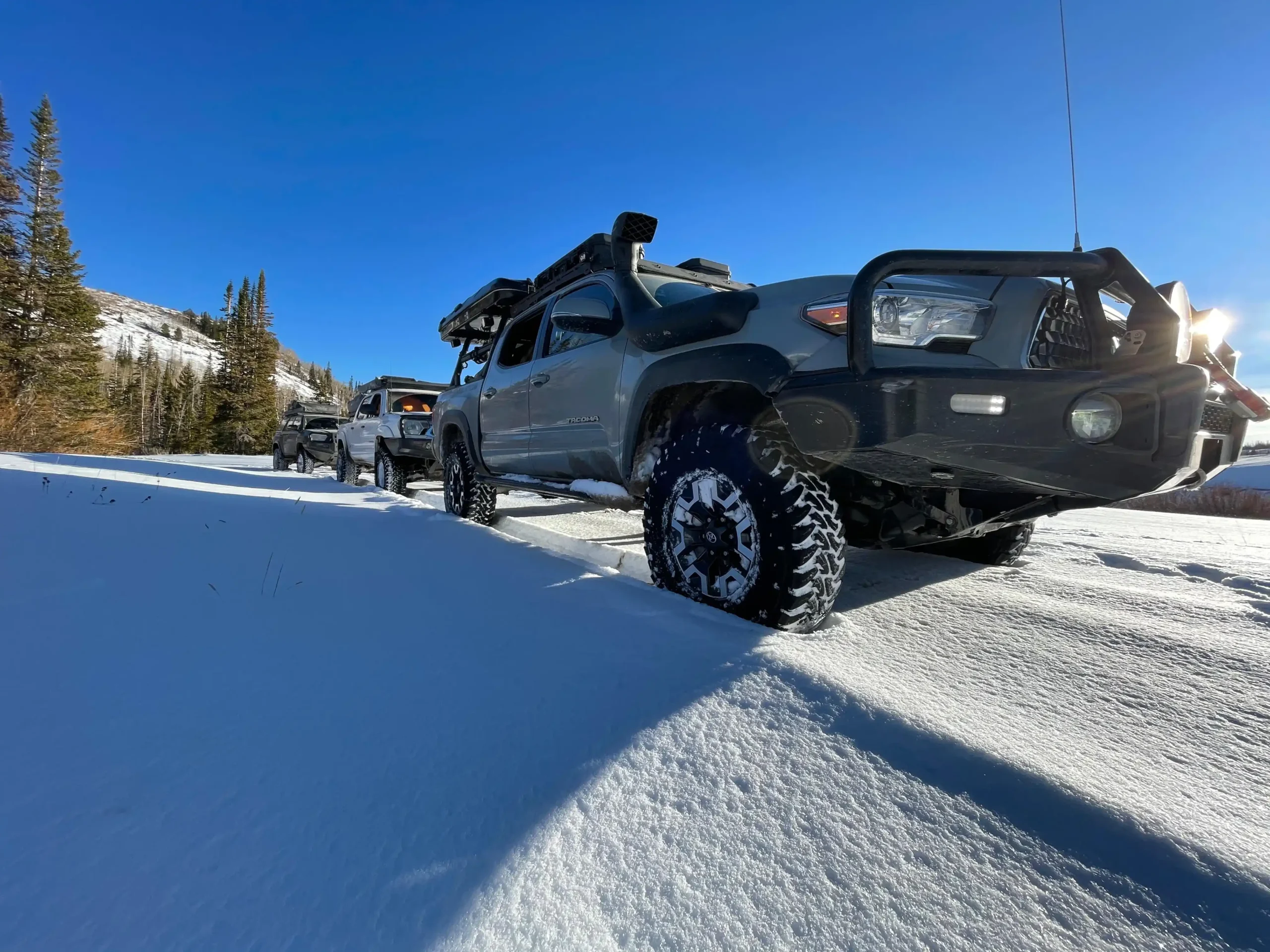 Winter Excursion James Baroud Tent Tacoma